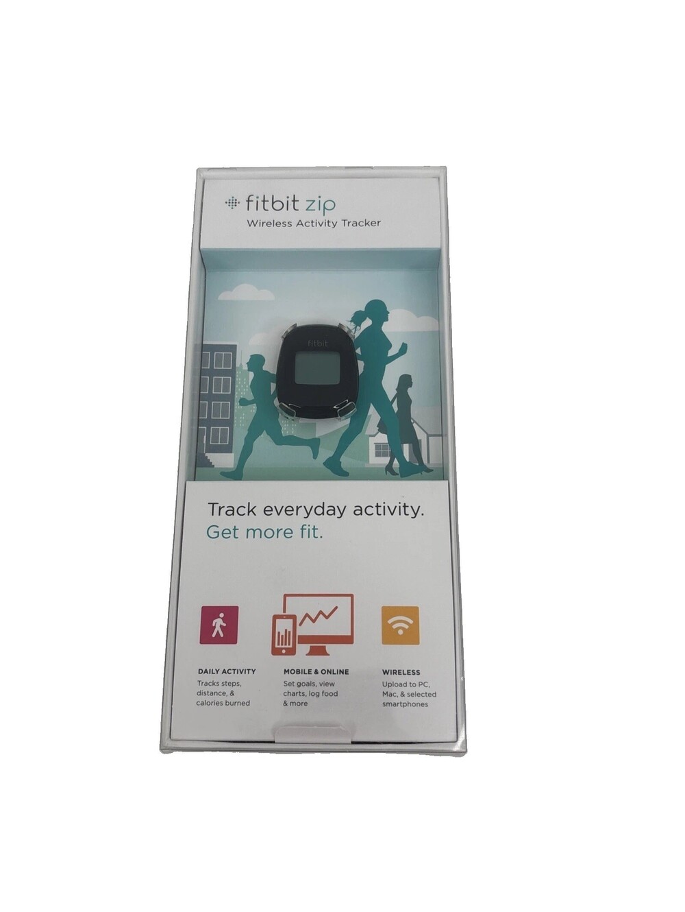 Fitbit Zip FB301C Black Wireless Health & Activity Tracker WIth Accessories